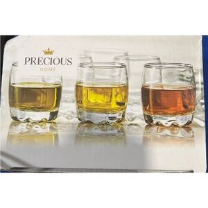 Glass Shooters Set of 6, 2.7Oz Heavy Base Dishwasher Safe Shot Glasses